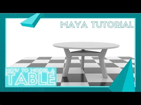 tabla maya|HOW TO MODEL A TABLE IN MAYA 